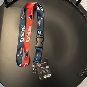 NE patriots lanyard